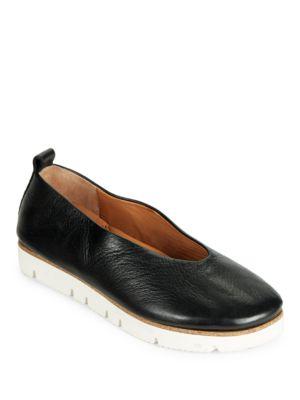 Gentle Souls By Kenneth Cole Demi Wedge Heel Leather Shoes