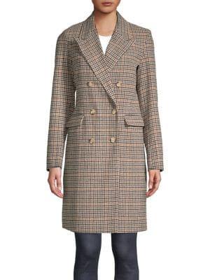 Vero Moda Houndstooth Double-breasted Coat
