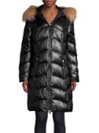 1 Madison Quilted Fox-hair Trimmed Jacket