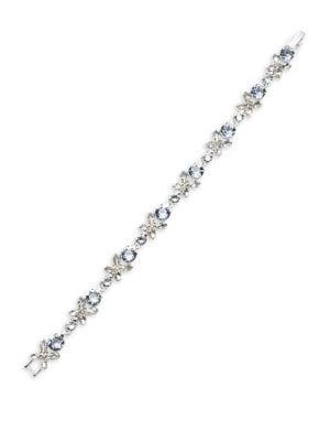 Givenchy Rhodium-plated And Crystal Flex Bracelet