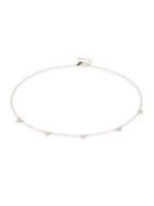 Adina Reyter 14k Yellow Gold & White Diamond Five-cluster Chain Choker Necklace