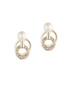 Carolee Majestic Pearl Stud Earrings