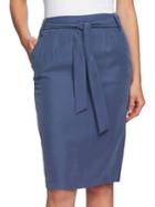 1.state Front-tie Pencil Skirt