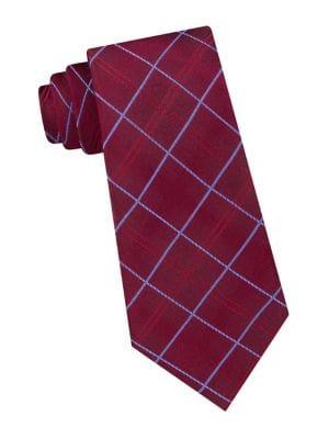 Black Brown Printed Silk Tie