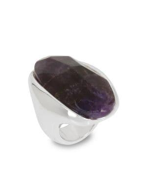 Robert Lee Morris Soho Purple Rain Amethyst Statement Ring