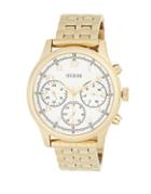 Guess Stainless Steel Chronograph Bracelet Watch