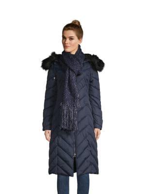 Kate Spade New York Fringed Denim Muffler