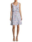 B Collection By Bobeau Floral Popover Dress