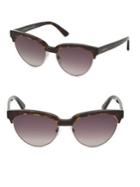 Balenciaga 57mm Clubmaster Sunglasses