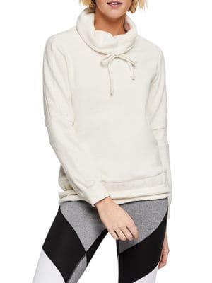 Bcbgeneration Heathered Funnelneck Fleece Sweatshirt