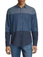 Calvin Klein Jeans Colorblock Chambray Button-down Shirt