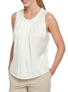 Tommy Hilfiger Pleated Sleeveless Top