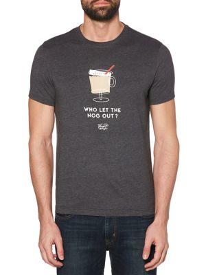 Original Penguin Who Let The Nog Out Cotton Tee
