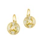 Swarovski Globe Crystal & 23k Gold-plated Globe Earrings
