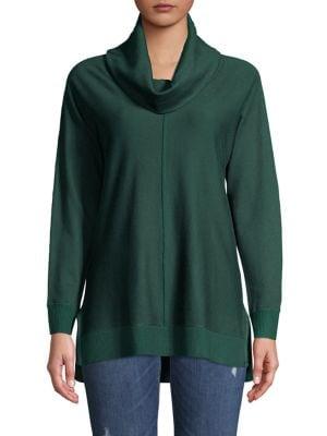 Premise Seamed Cowlneck Top