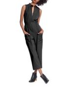 Plenty By Tracy Reese Stand Collar Jumpsuit