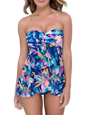 Profile By Gottex Bermuda Breeze Flyaway One-piece Swimsuit