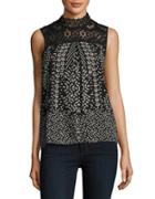 Vero Moda Lace And Floral Shell