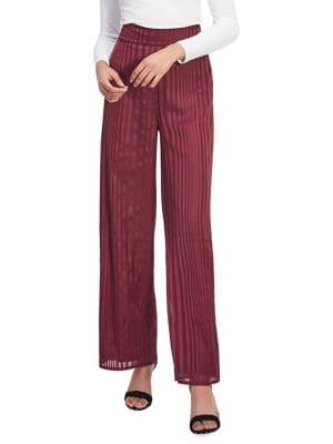 Miss Selfridge Striped High-rise Pants