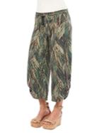 Democracy Printed Relaxed-fit Drawstring Pants