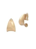 Robert Lee Morris Collection Soft Spoken Crystal Huggie Clip-on Earrings