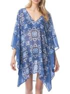 Michael Michael Kors Santorini Sunset V-neck Cover-up