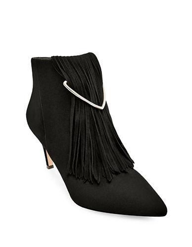 B Brian Atwood Perri Fringed Ankle Boots