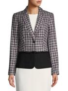 Karl Lagerfeld Paris Colorblock Notch Jacket