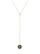 Lord & Taylor Goldplated Cubic Zirconia & Emel Evil Eye Y-necklace
