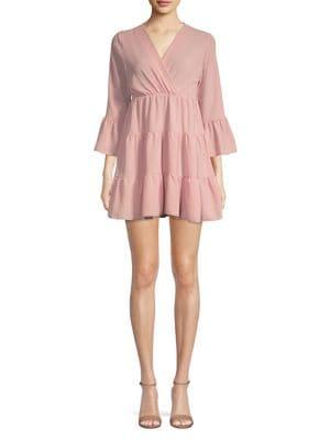 Quiz Bell-sleeve A-line Dress