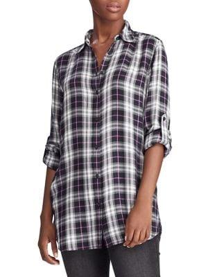 Lauren Ralph Lauren Plaid-print Shirt