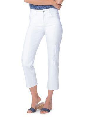 Nydj Petite Jenna Straight Ankle Jeans
