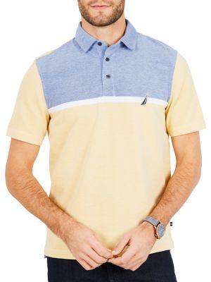 Nautica Colorblock Classic-fit Cotton Polo