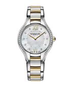 Raymond Weil Ladies Two-tone Diamond Watch