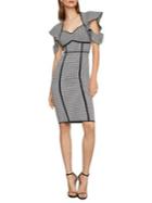 Bcbgmaxazria Houndstooth Jacquard Sheath Dress