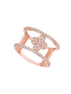 Morris & David 14k Rose Gold & 0.69 Tcw Diamond Ring