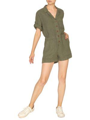 Sanctuary Smart Creation Squad Leader Surplus Linen Romper