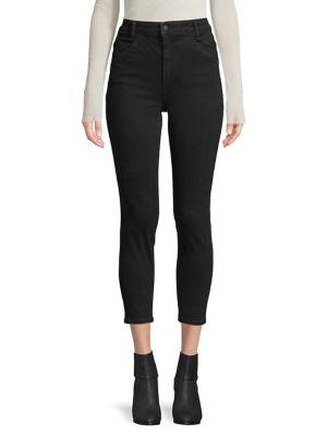 Free People Buttoned Cropped Jeans