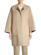 Weekend Max Mara Oversize Reversible Wool Coat