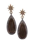 Lonna & Lilly Star & Teardrop Link Earrings