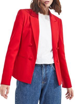 Miss Selfridge Peak Lapel Button Jacket