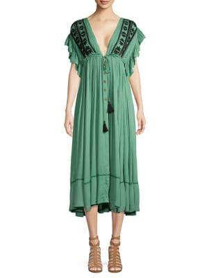 Free People Will Wait For You Midi Dress