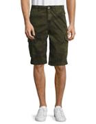 True Religion Trooper Patch Camouflage Printed Shorts