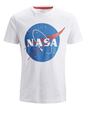Jack & Jones Nasa Logo Cotton Tee