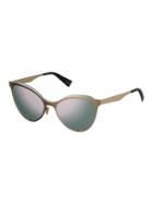 Marc Jacobs 99mm Palladium Cat Eye Sunglasses