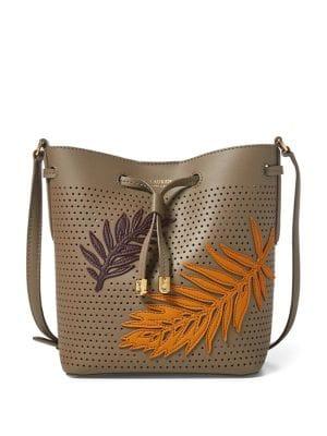 Lauren Ralph Lauren Leather Mini Crossbody Bag