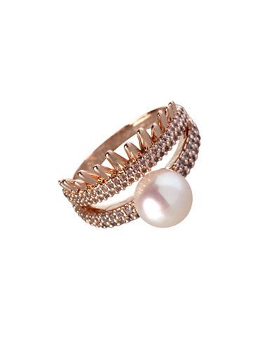 Bcbgeneration Pearl Group Faux Pearl Ring
