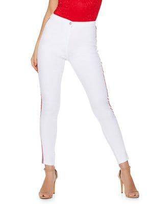Quiz Skinny Side-stripe Jeans