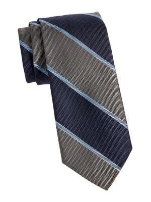 Brooks Brothers Wide Striped Silk Tie