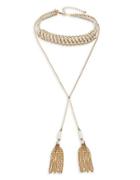 Design Lab Lord & Taylor Collar Tassel Necklace